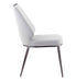 Contemporary Curved Back Side Chair - 2 Per Box TABATHA-SC-GRY