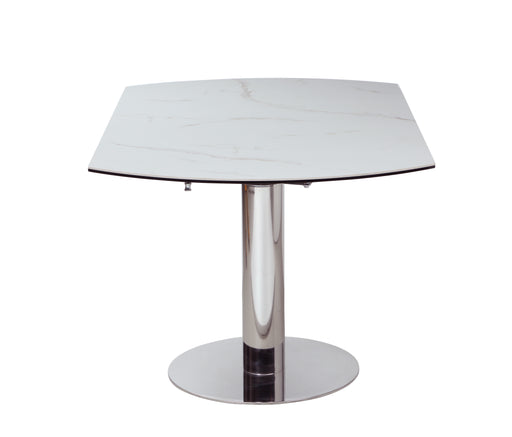 Contemporary Motion-Extendable Dining Table w/ Ceramic Top TAYLOR-DT