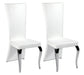 Transitional Rectangular High-Back Side Chair - 2 per box TERESA-SC-RCT-WHT