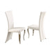 Transitional Rectangular High-Back Side Chair - 2 per box TERESA-SC-RCT-WHT