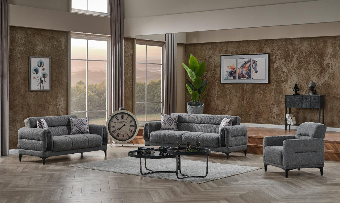 Toledo Gray Living Room Set