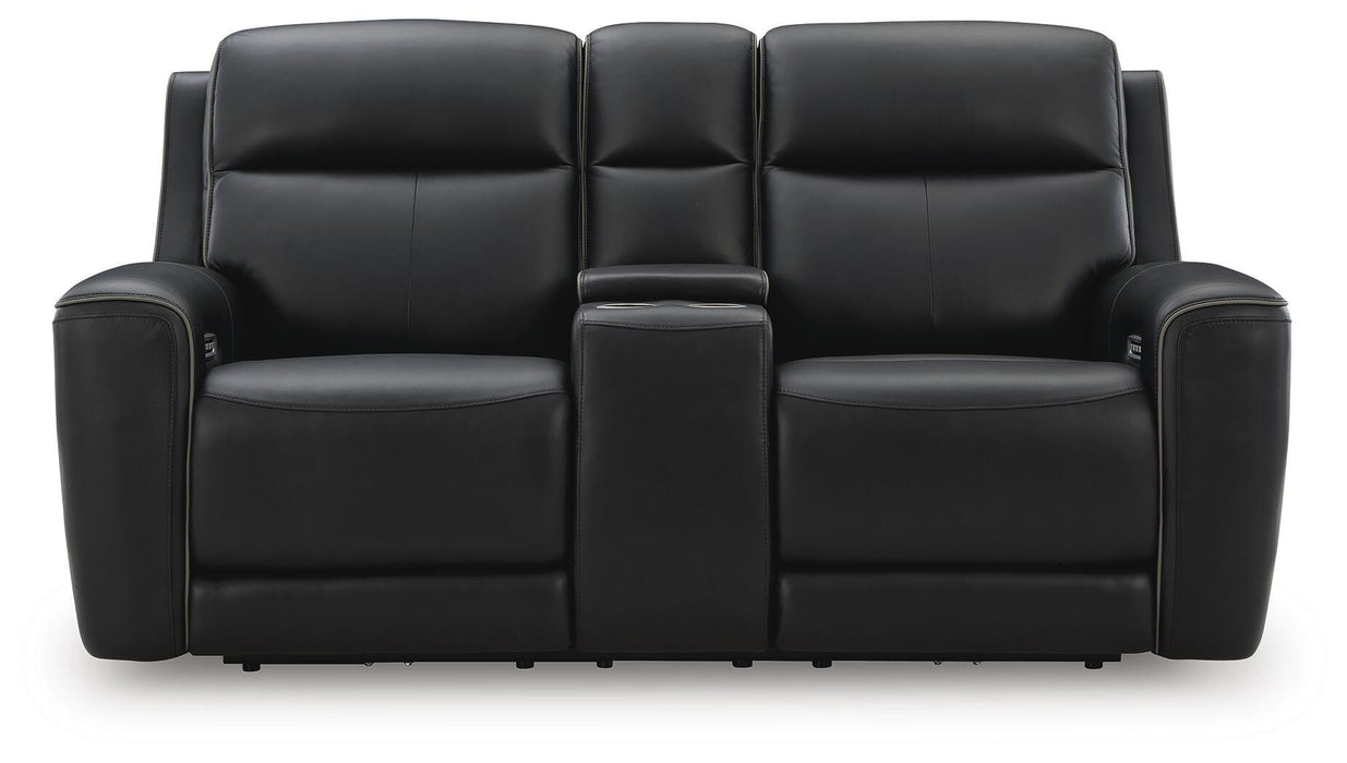 5Z-Comfort Power Reclining Loveseat with Console