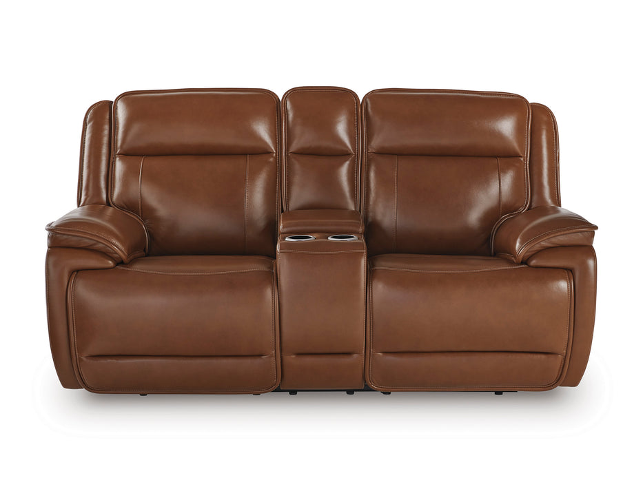 Healy Pier Power Reclining Loveseat with Console