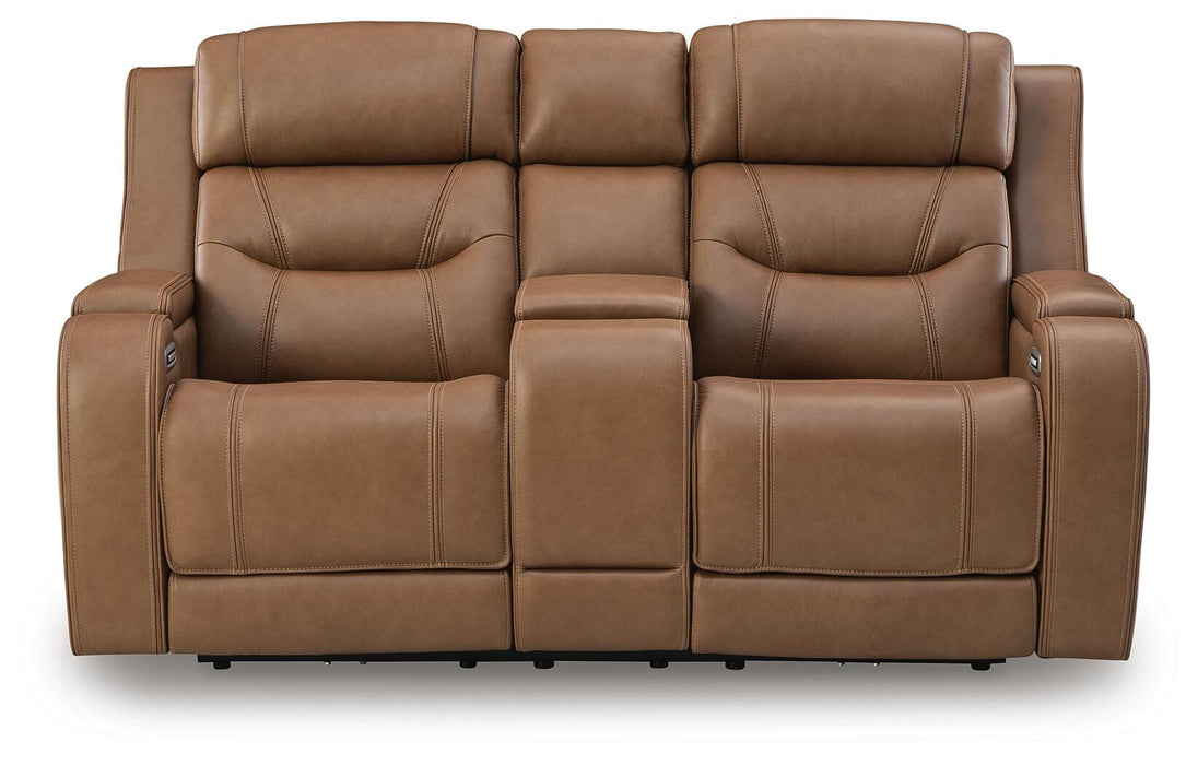 Knightington Power Reclining Loveseat with Audio Seating