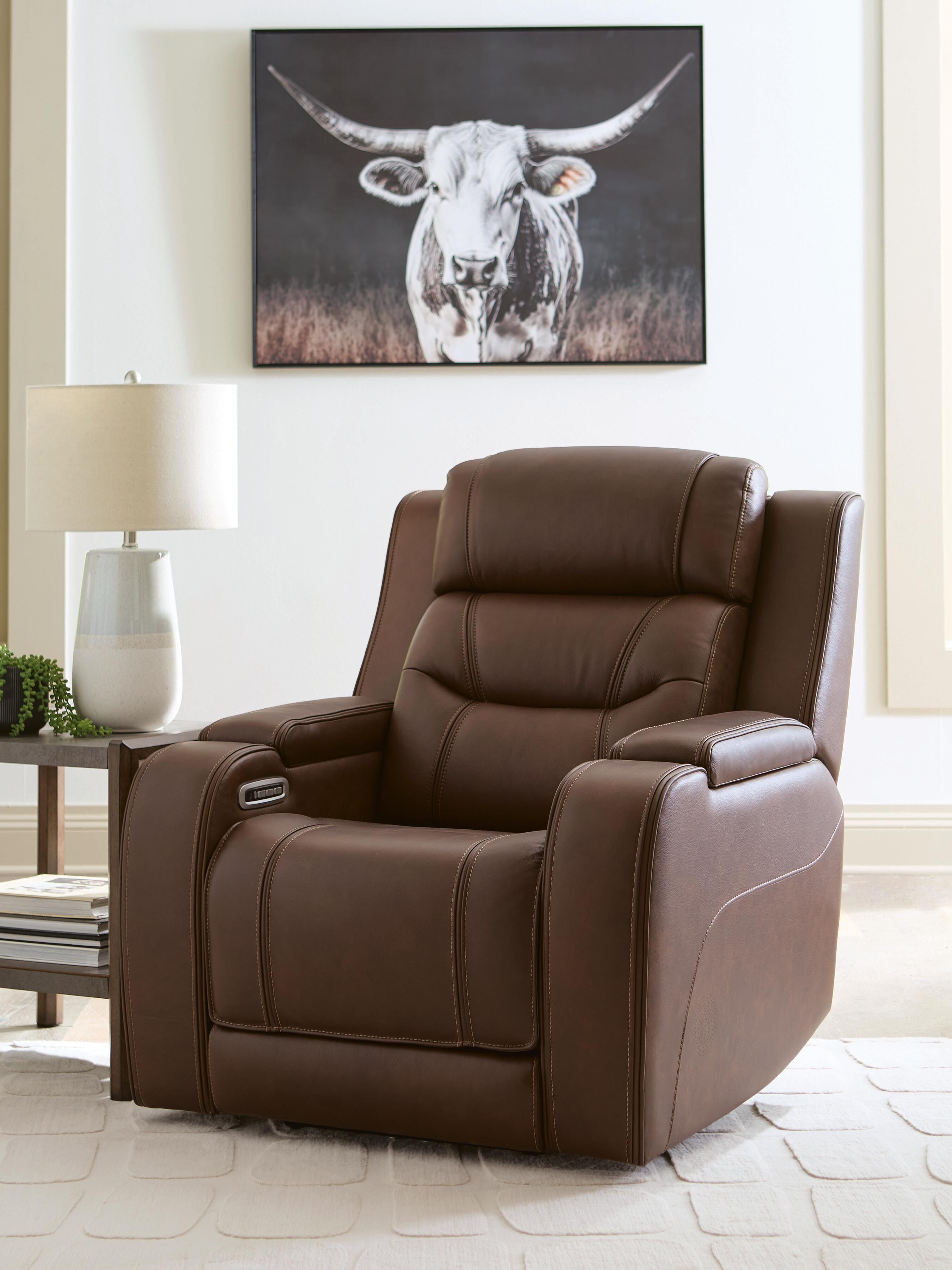 Knightington Power Recliner with Audio Seating