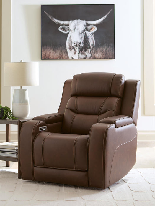 Knightington Power Recliner with Audio Seating