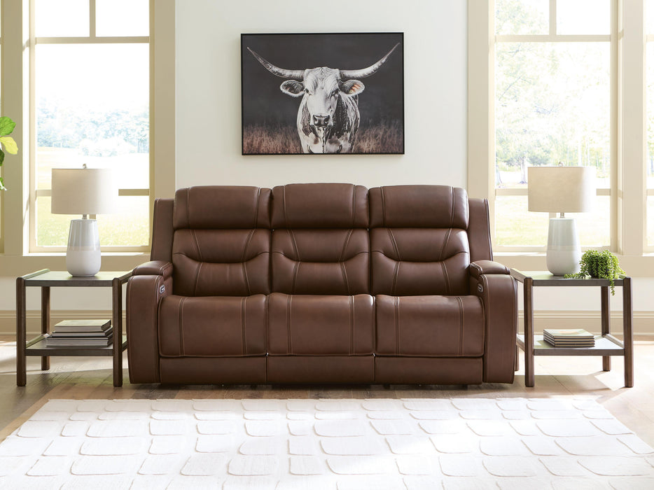 Knightington Power Reclining Sofa with Audio Seating