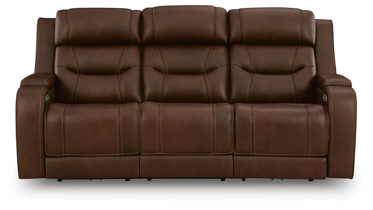 Knightington Power Reclining Sofa with Audio Seating