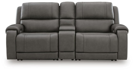 5Z - Pittson 3-Piece Power Reclining Sectional Loveseat with Console - image 1