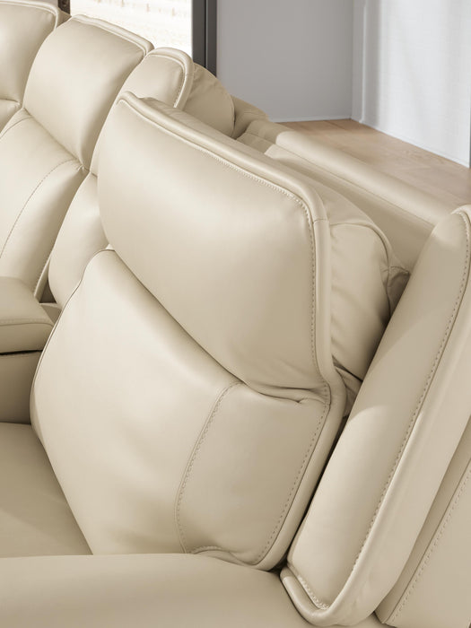 Double Deal 3-Piece Power Reclining Loveseat Sectional with Console - image 3