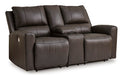 Boxmere Power Recliner - Black/Gray