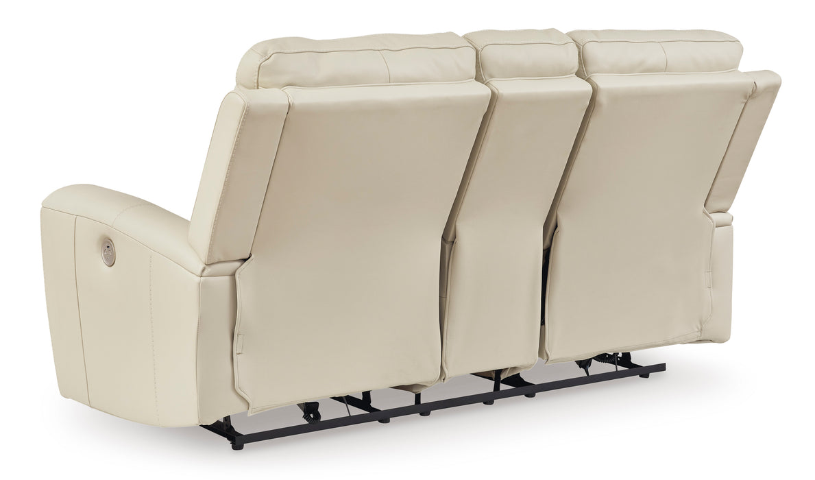 Dahlmoore Power Reclining Loveseat with Console