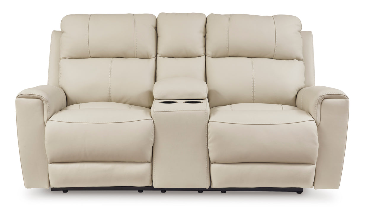 Dahlmoore Power Reclining Loveseat with Console