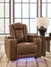 Gruaro Power Recliner - Amber