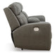 Roman Power Reclining Loveseat with Console