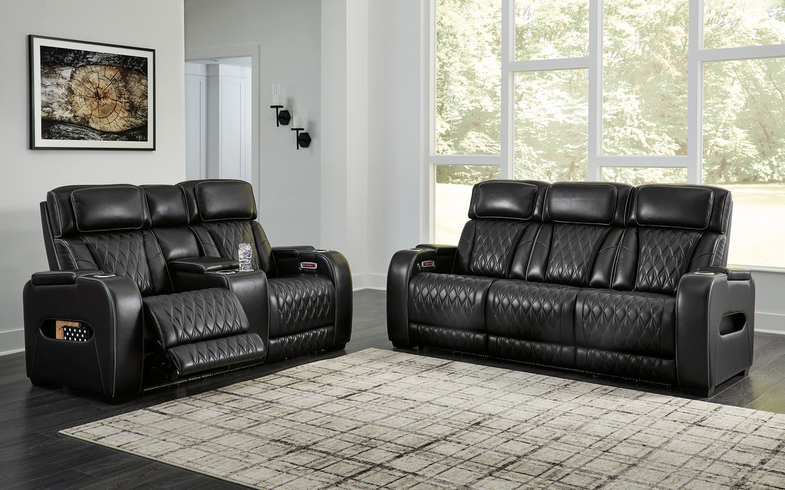 Boyington Power Reclining Sofa and Loveseat