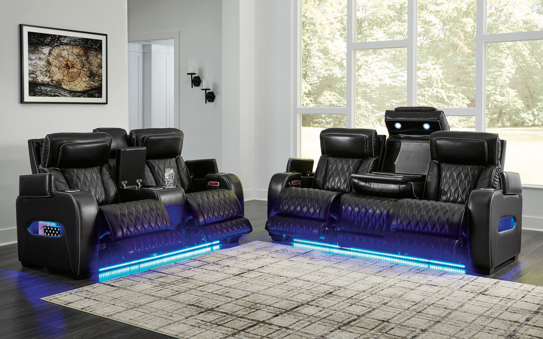 Boyington Power Reclining Sofa and Loveseat