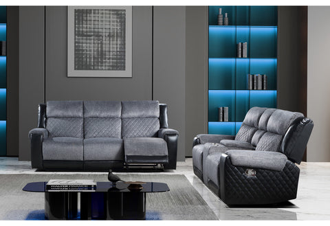 U5914 Reclining Sofa/Console Reclining Loveseat