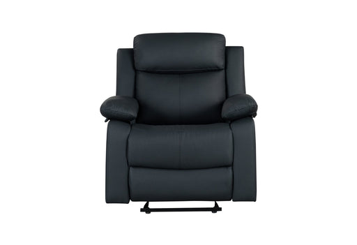 U6026 Glider Recliner - Black PU 72A