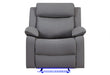 U6026 Glider Recliner - Grey PU 46A
