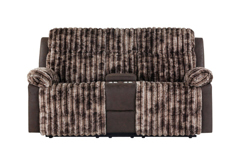 Loveseat reclinable con consola U6028