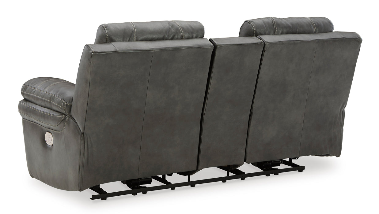 Edmar Power Reclining Loveseat with Console
