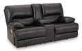 Mountainous Power Recliner - Black/Gray