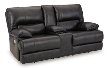 Mountainous Power Recliner - Black/Gray
