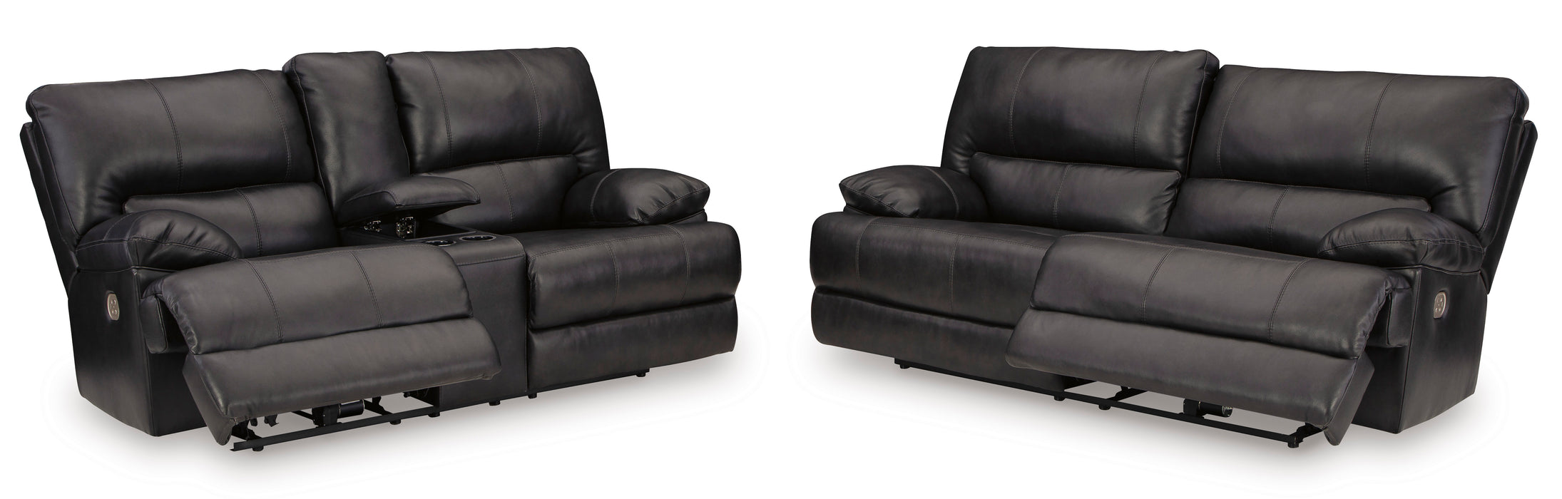 Mountainous Power Reclining Sofa and Loveseat