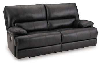 Mountainous Power Recliner - Black/Gray
