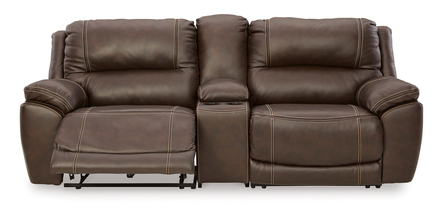 Dunleith 3-Piece Power Reclining Loveseat with Console