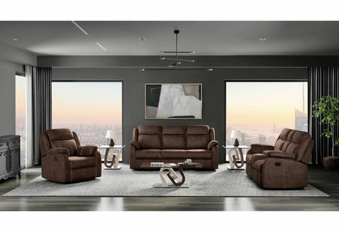 U7303 Reclining Sofa/Console Reclining Loveseat/Glider Recliner