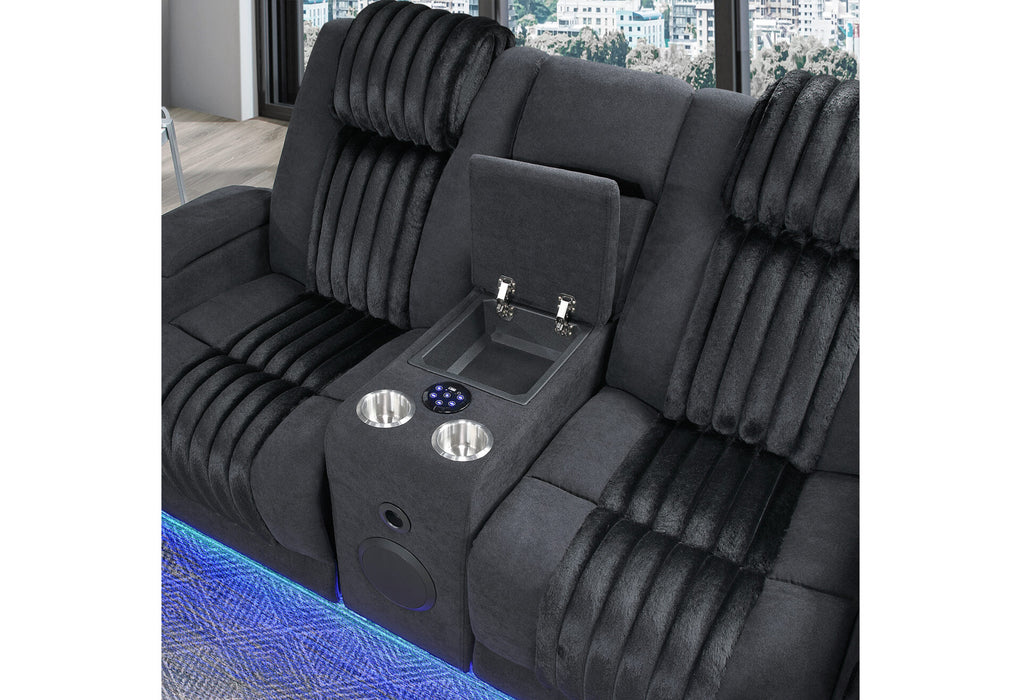 U8000 Power Console Reclining Loveseat/ Power Reclining Sofa