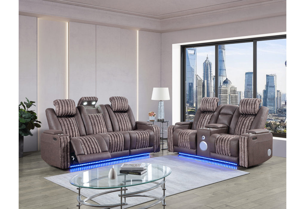 U8000 Power Console Reclining Loveseat/ Power Reclining Sofa