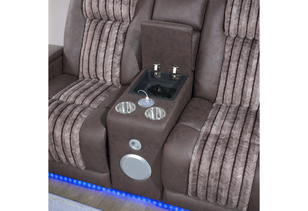 U8000 Power Console Reclining Loveseat/ Power Reclining Sofa