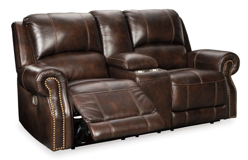 Buncrana Power Reclining Loveseat with Console