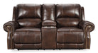 Buncrana Power Reclining Loveseat with Console