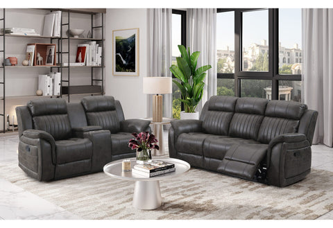 U8517 Reclining Sofa/Console Reclining Loveseat