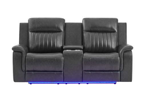 U8879 Power Left Arm Facing Console Reclining Loveseat