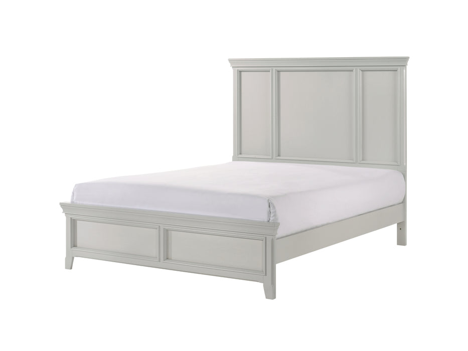 Grey Meadow King Bed 200-110