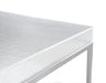 Contemporary Square Cocktail Table w/ Acrylic Top & Steel Frame VALERIE-CT-SQ
