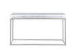 Contemporary Sofa Table w/ Acrylic Top & Stainless Steel Frame VALERIE-ST