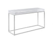 Contemporary Sofa Table w/ Acrylic Top & Stainless Steel Frame VALERIE-ST