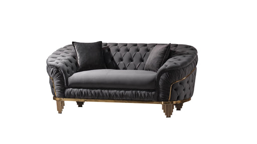 Vanessa Loveseat – Vanessa Loveseat Gray - C by Galaxy Home Furnishings