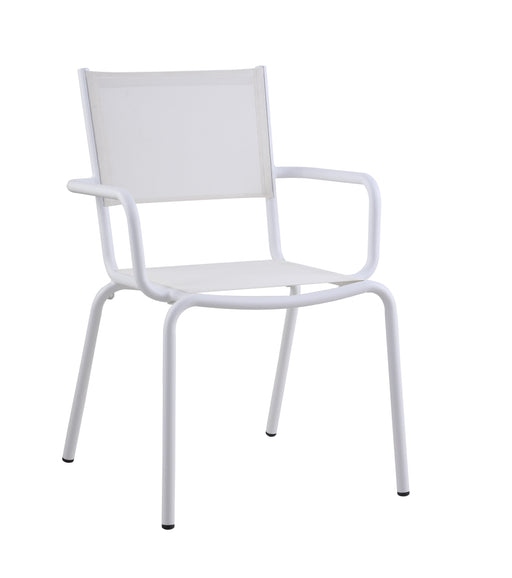 Outdoor Arm Chair w/ Aluminum Frame - 4 per box VENTURA-AC-WHT