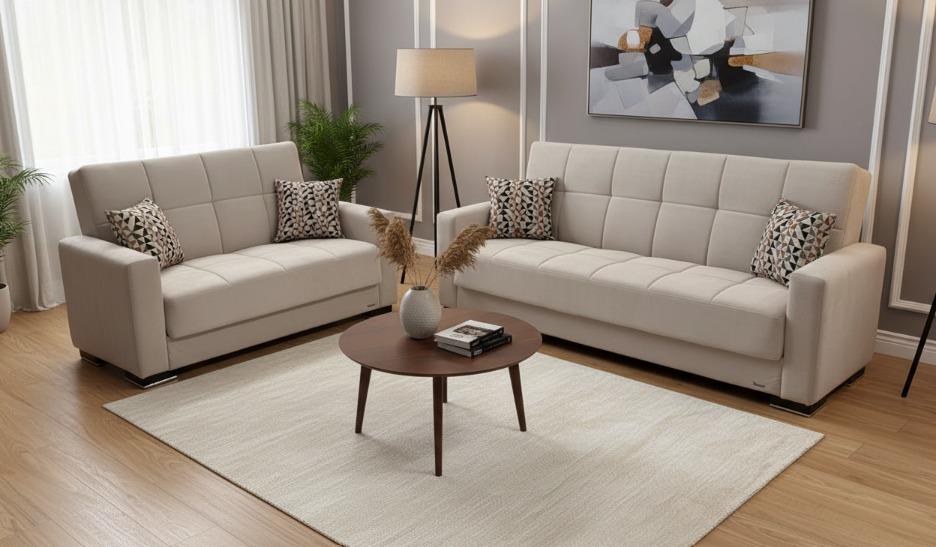 Veranda Beige Living Room Set