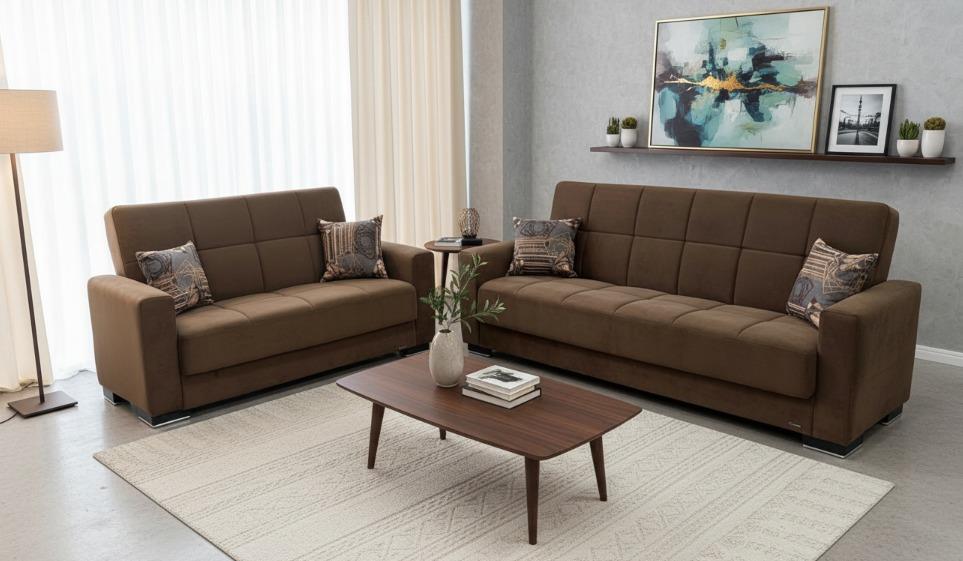 Veranda Brown Living Room Set