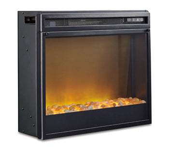 Entertainment Accessories Electric Fireplace Insert - Black/Gray