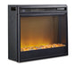Entertainment Accessories Electric Fireplace Insert - Black/Gray