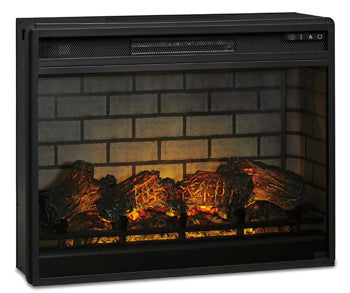 Entertainment Accessories Electric Fireplace Insert - Black/Gray